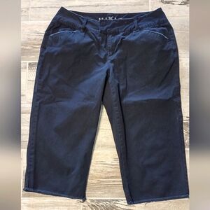 MixIt Navy Capri Pants